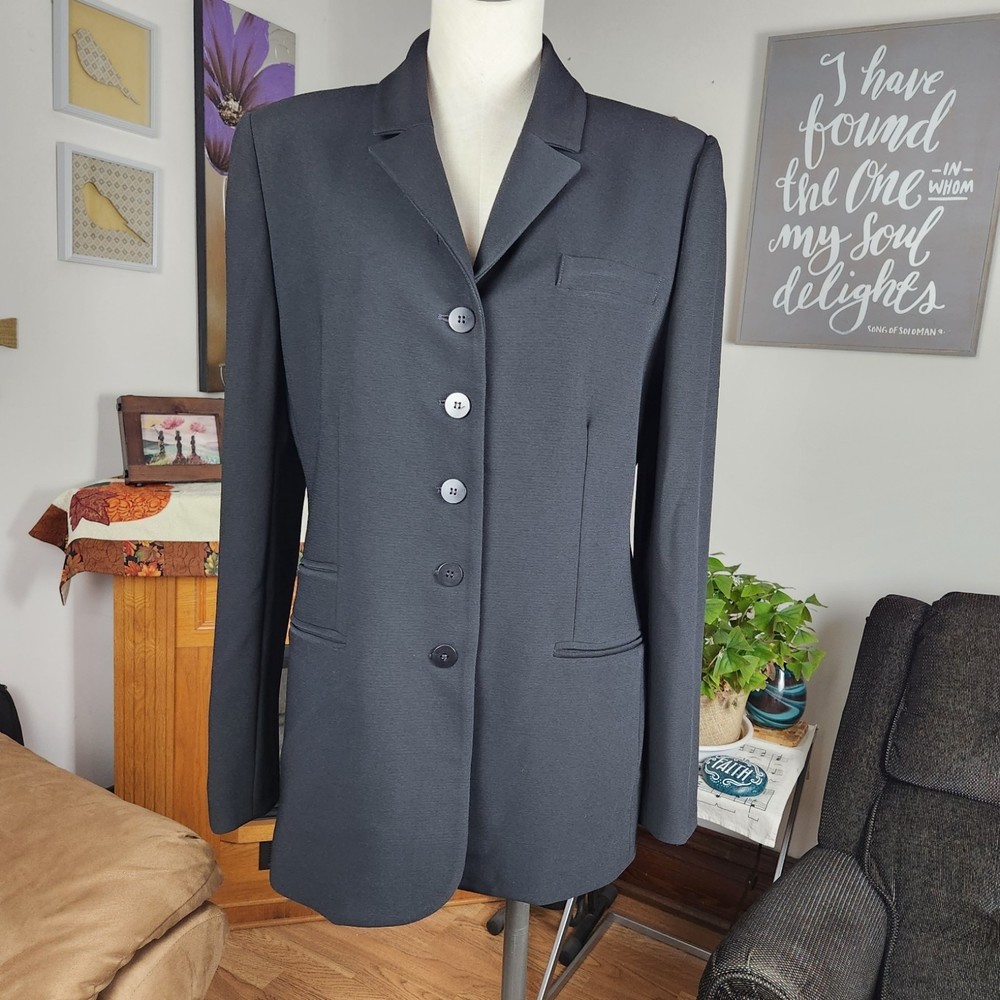 Iris Singer collection Size 12 Black Blazer